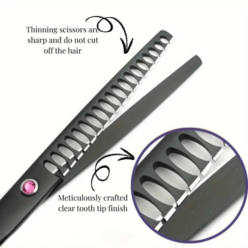 Uma | Pet Hygiene Scissor Set | 4-Piece Grooming Kit | Stainless Steel