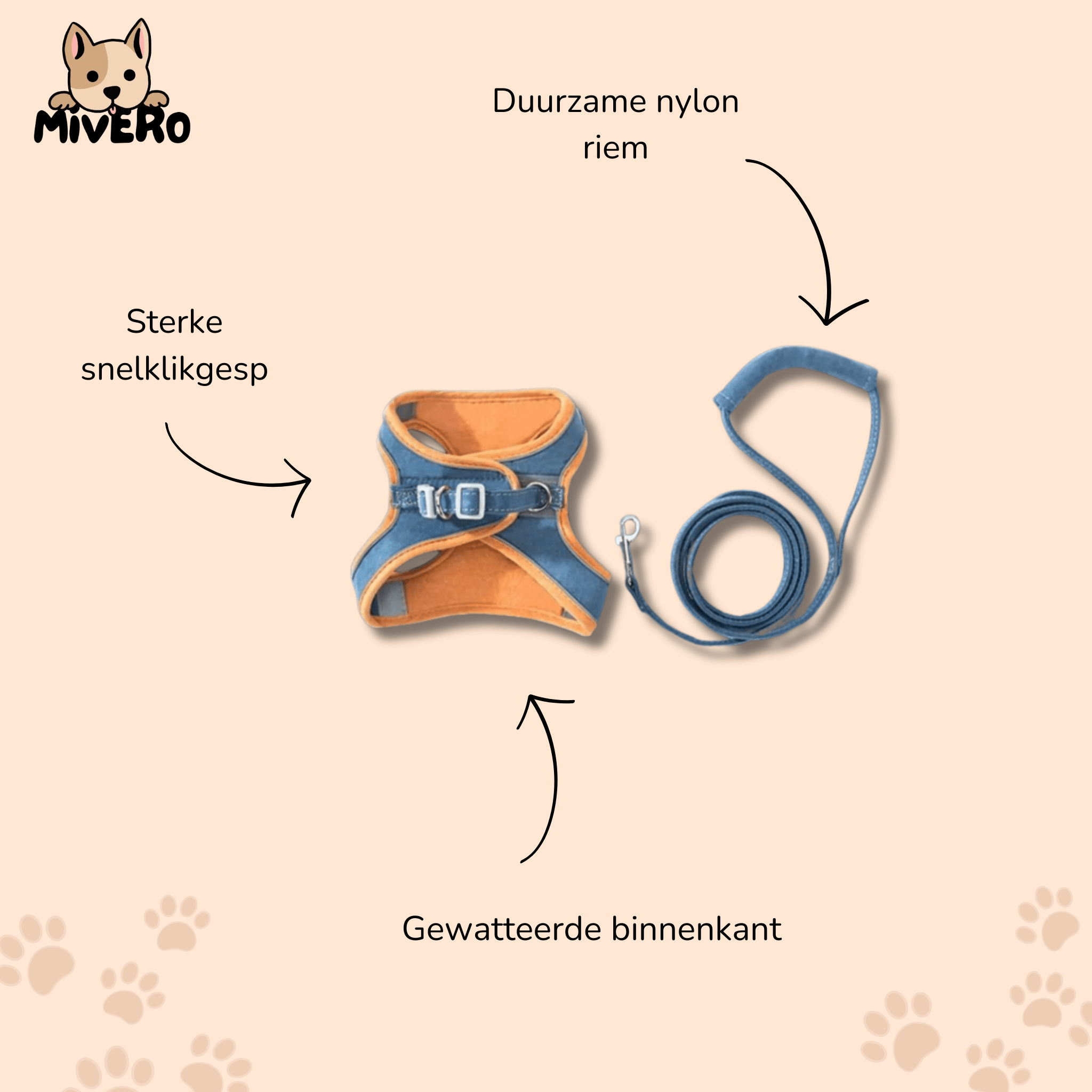 Valentina | Cat Harness | Adjustable Safety Harness for Cats | Escape-Proof