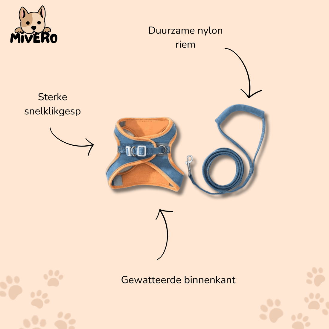 Valentina | Cat Harness | Adjustable Safety Harness for Cats | Escape-Proof