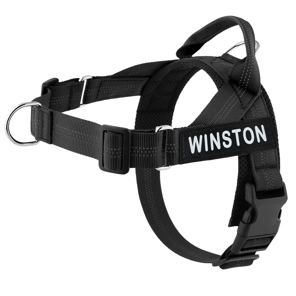 Dahlia | Dog Harness | Reflective, Adjustable & Personalized | No Chafe, Perfect Fit