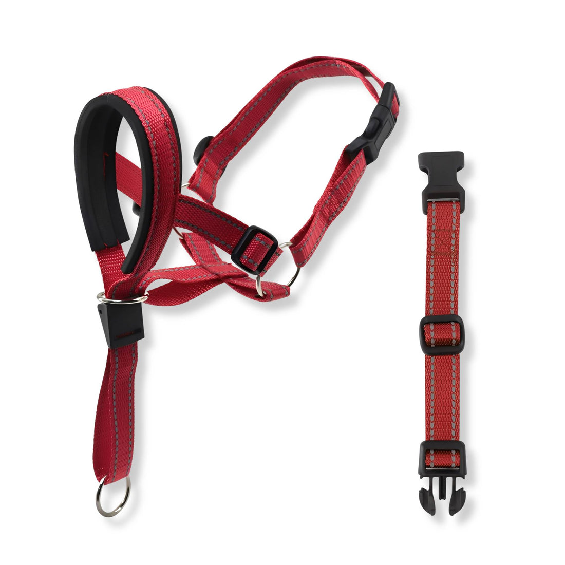 Dog Head Collar | No Pull, Padded Nose Loop | Adjustable Control
